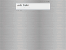 Tablet Screenshot of justingroden.com